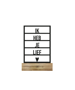 Valentijn "Ik heb je lief" (kant en klaar)