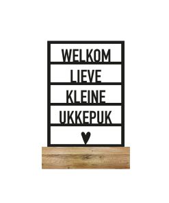 Welkom lieve kleine ukkepuk (Kant & klaar)