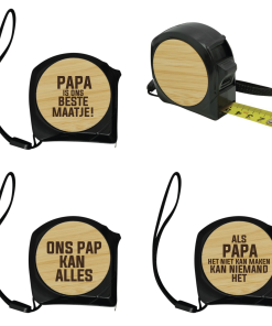 Bedrukte rolmeters - Papa (ongepersonaliseerd)