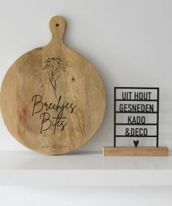 Tapasplank Rond 40cm "Bites"