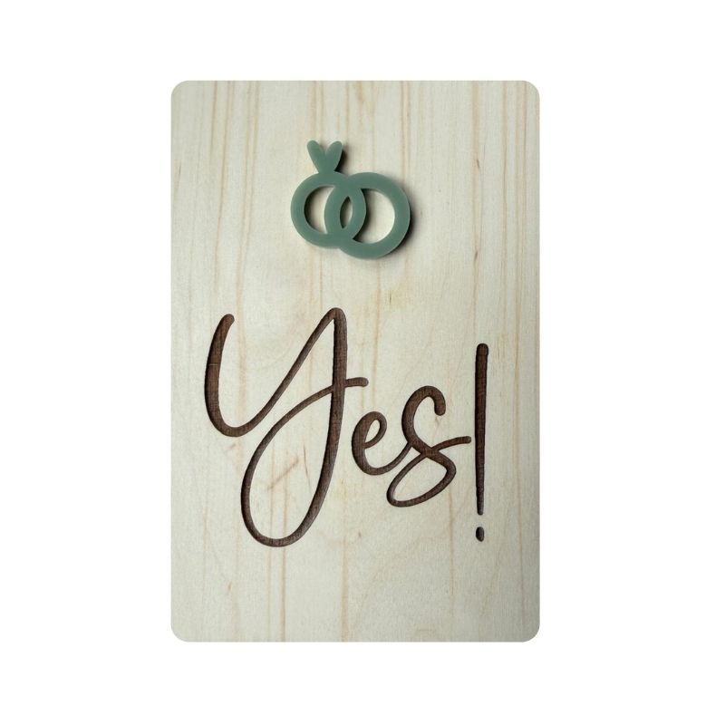 Ansichtkaart Hout/Acryl | YES!