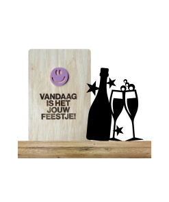 Vandaag is het jouw feestje + proost  (Kant & klaar)