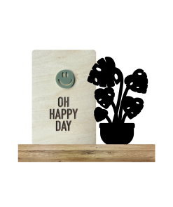 Oh happy day + bloem (Kant & klaar)