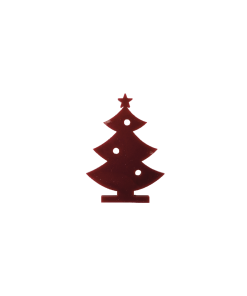 Element Acryl Kerstboom Bordeaux Rood