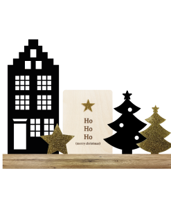 HO HO HO  + Traphuis + Kerstbomen (Kant & klaar)