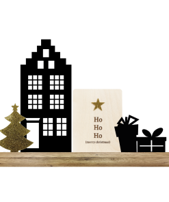 Hohoho  + Kerstbomen + Traphuis (Kant & klaar)